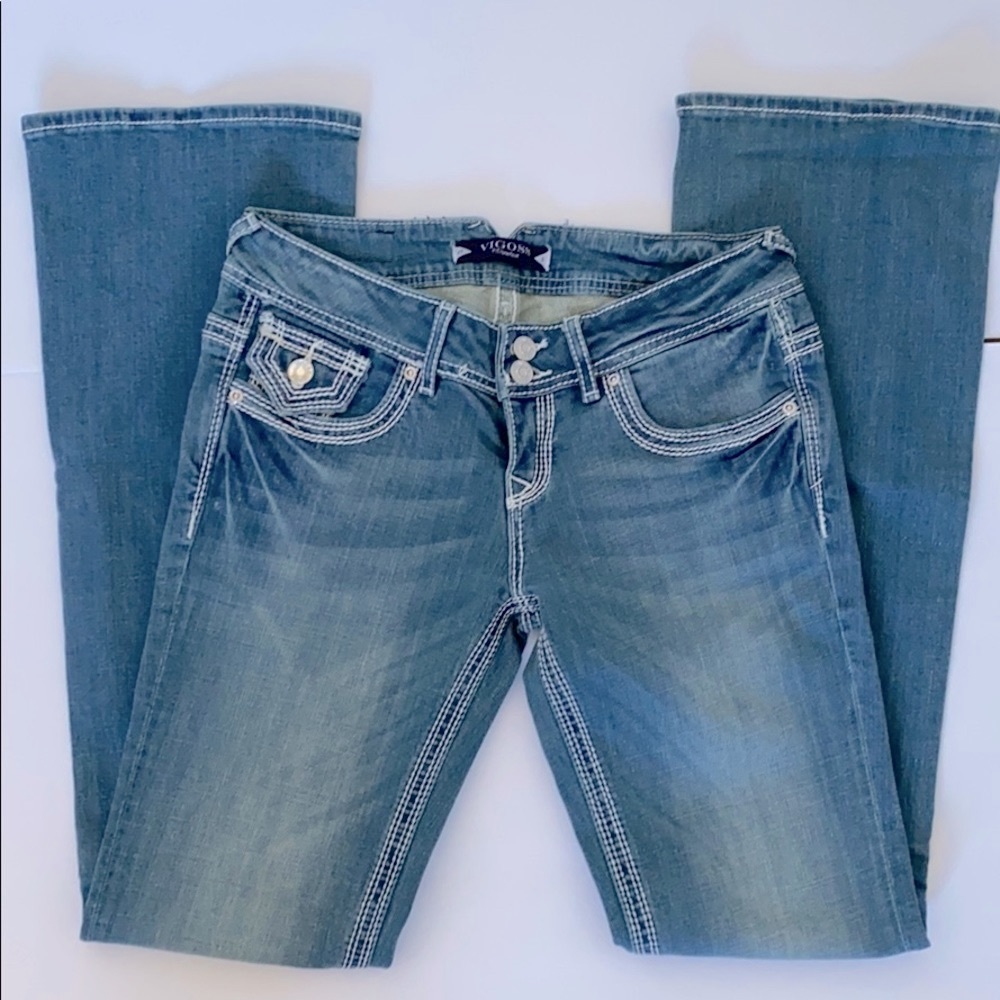 Vigoss FIT bootcut Jeans NWOT - Picture 3 of 4